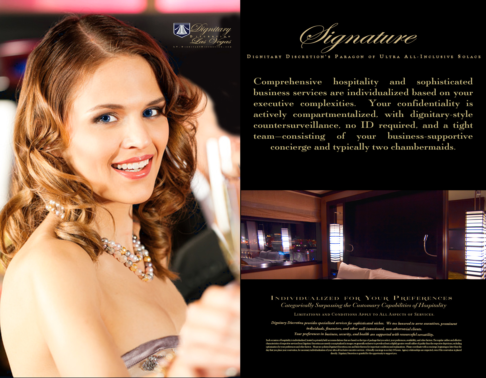 Dignitary Discretion Las Vegas Signature Package