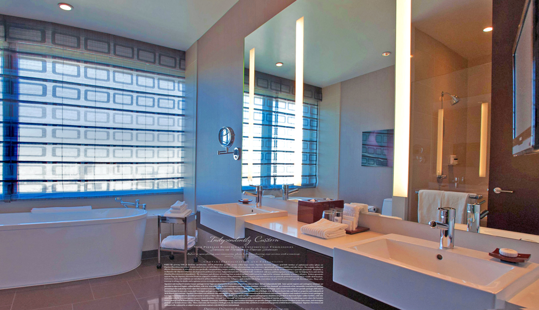 Hypoallergenic Antimicrobial Bathroom in Las Vegas Suite