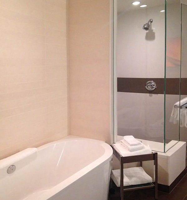 Hypoallergenic Antimicrobial Bathroom in Las Vegas Suite