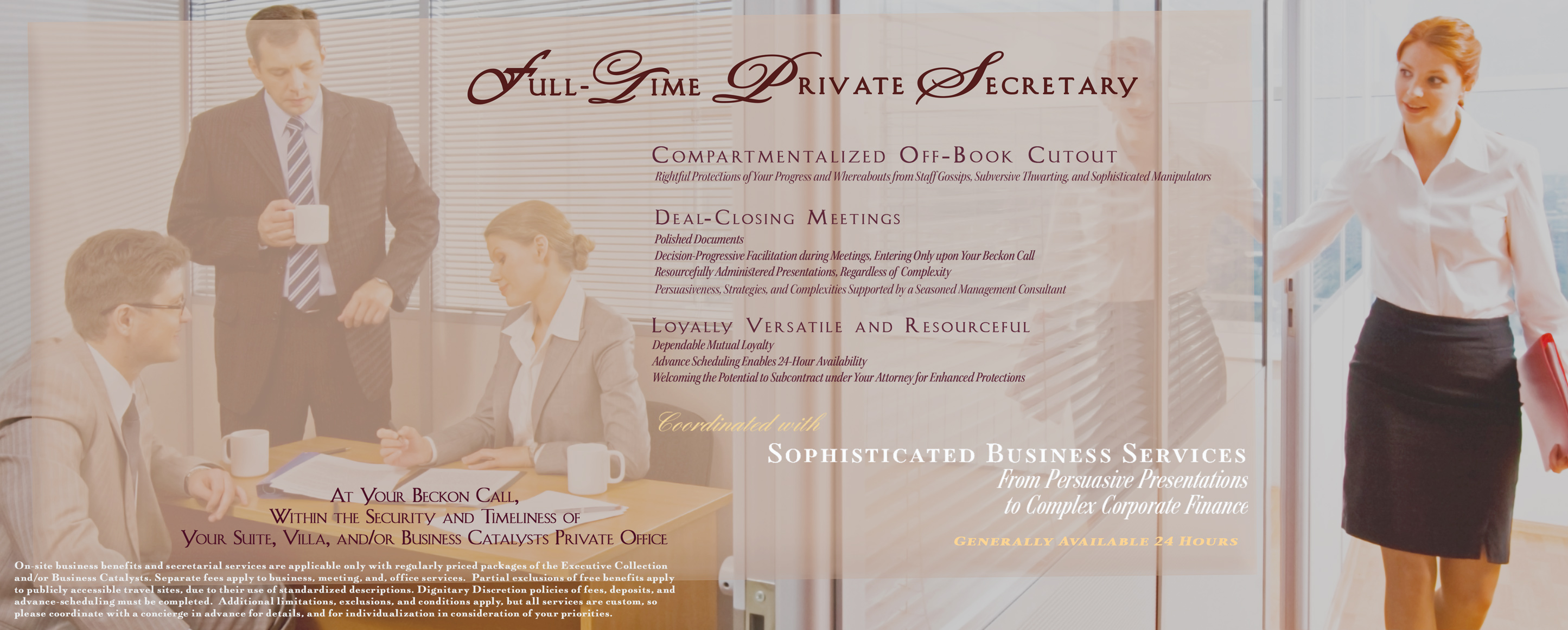 Counterintel Private Office with No Credit Check